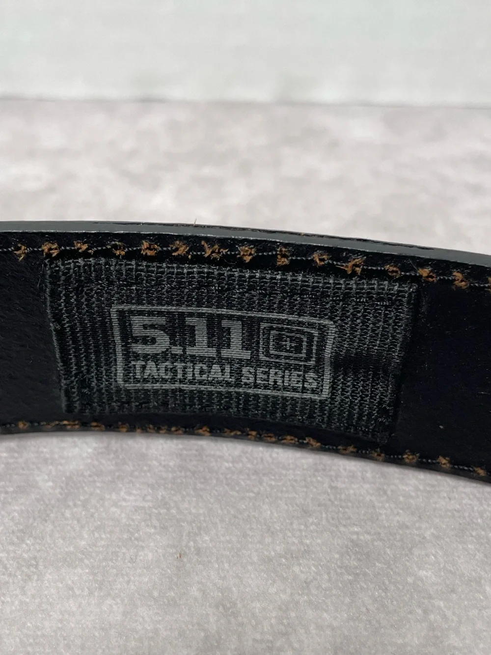 5.11 Tactical Belt Mens Size XL 40-42 Black Leather Military Army Brass Buckle